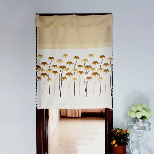 (12343356)尚尚佳 卧室门帘半帘 长门帘布艺隔断厨房半截门帘蕾丝门帘