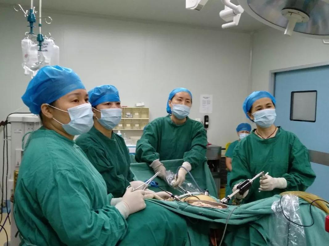 镜下子宫肌瘤摘除术手术顺利,现场过程大揭秘在检查邱女士无手术禁忌