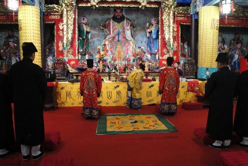 邱老师带新收徒弟龙虎山皈依传度