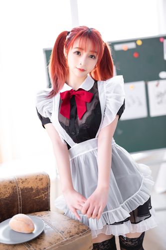 美女cosplay | 叉子宝宝 -透明女仆