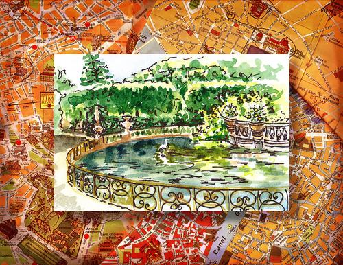palace)深处,曾是统治佛罗伦萨的美第奇家族的"御花园",后成为数代
