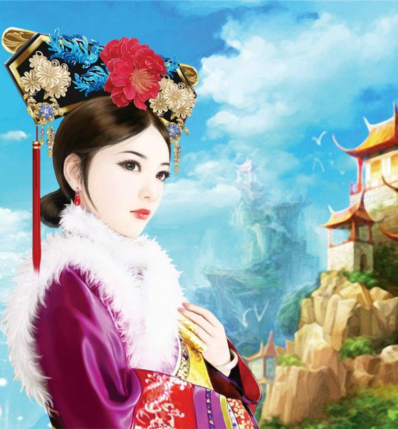 【求图】清宫的美女_古装手绘美女图片吧_百度贴吧