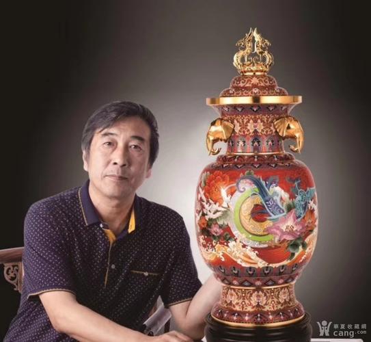 景泰蓝盛世中华尊 景泰蓝泰斗戴嘉林张向东联袂创作设计