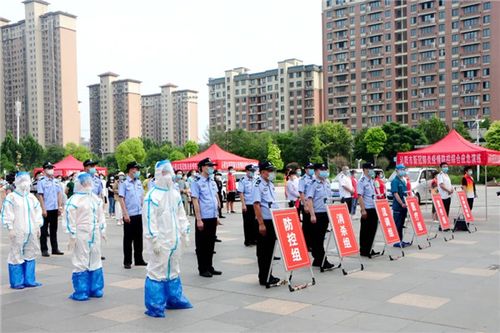 以练备战 河南沁阳市开展疫情防控应急演练
