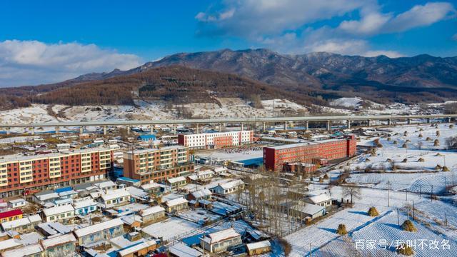 航拍吉林——吉林省蛟河市庆岭镇