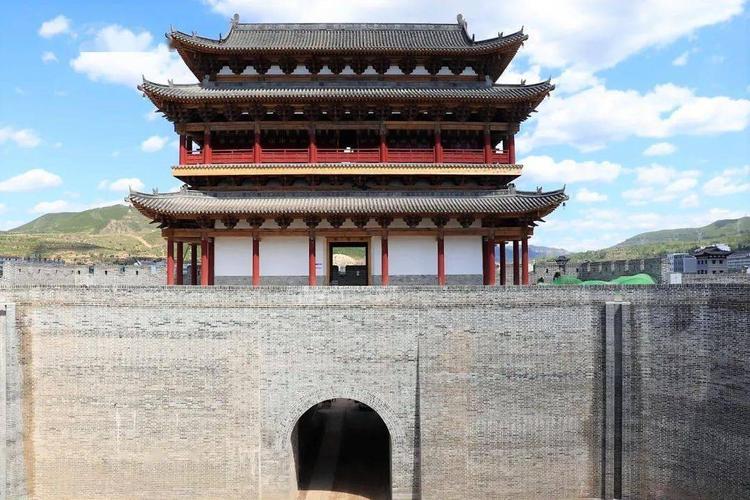 儒雅岢岚,再展古韵,五建集团岢岚古城文旅ppp项目迎来观摩团_城墙