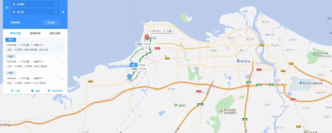 用高德地图搜索一下驾车线路,从澄迈老城镇政府到海口市政府的车程最