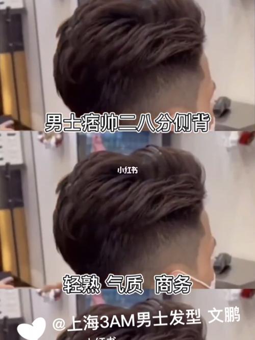 男士二八港风侧背发型觉得你适合这一款嘛