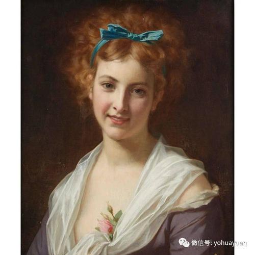 油画欣赏——hugues·merle_梅尔