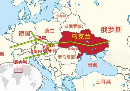 首先,乌克兰的地理位置极为重要.