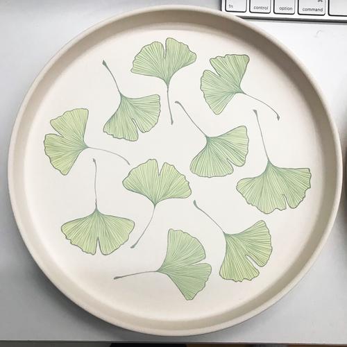 釉下彩绘盘习作