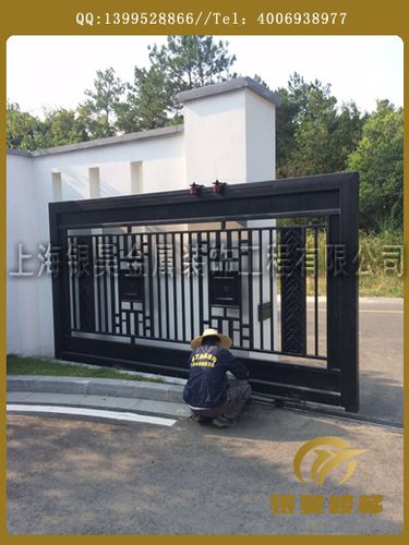 供应电动大门,遥控铁艺门,铁艺门,别墅电动门,遥控平移门