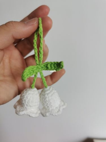 风铃花挂件编织教程图解_编织_风铃花_教程_挂件_编织