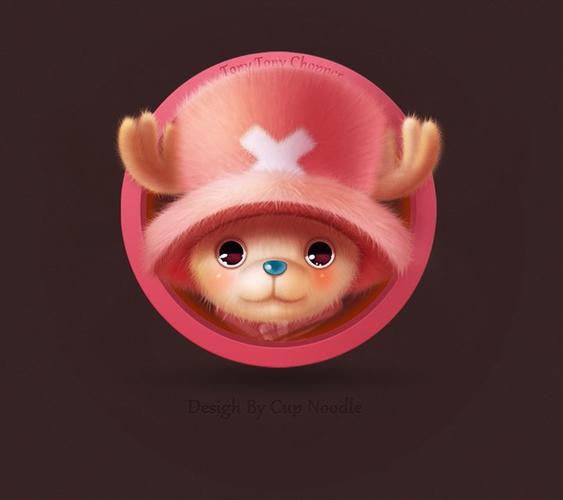 q版可爱乔巴萌图,我想画画