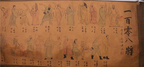 黄慎款:【水浒一百零八将】臻品鉴赏