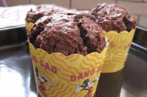 简单浪漫的巧克力玛芬蛋糕, 教你六步做出高端大气上档次