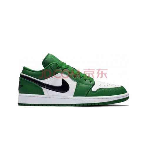 aj1白绿郭艾伦低帮篮球鞋aj倒钩影子灰low板鞋aj糖果黑脚趾情侣鞋 白