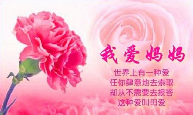 祝天下母亲健康快乐!