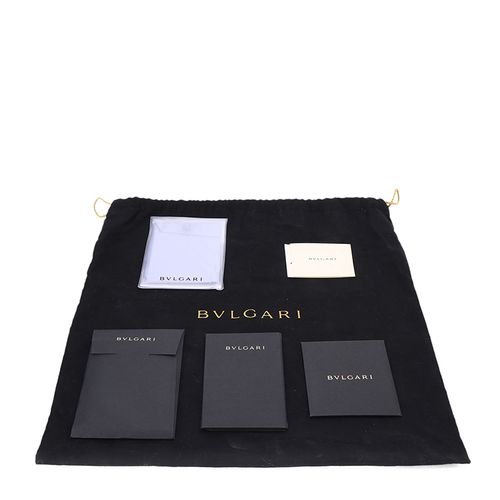 bvlgari(宝格丽) #金色亮面翻盖蛇头单肩包