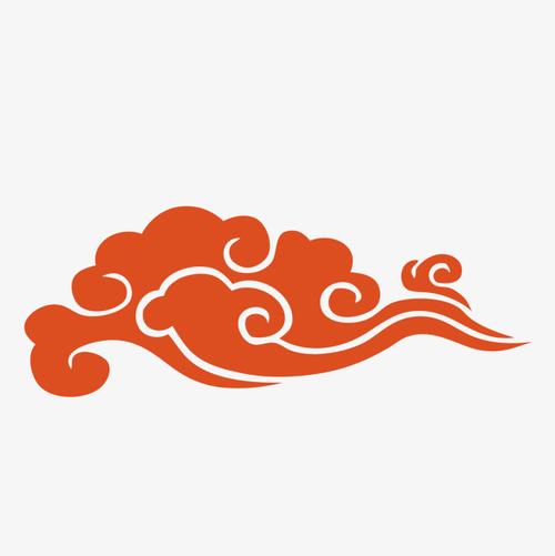 国潮工笔画锦鲤祥云吉祥如意装饰元素