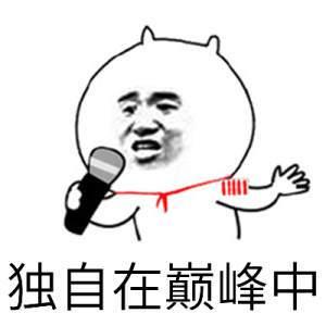 独自在巅峰中(唱歌表情)