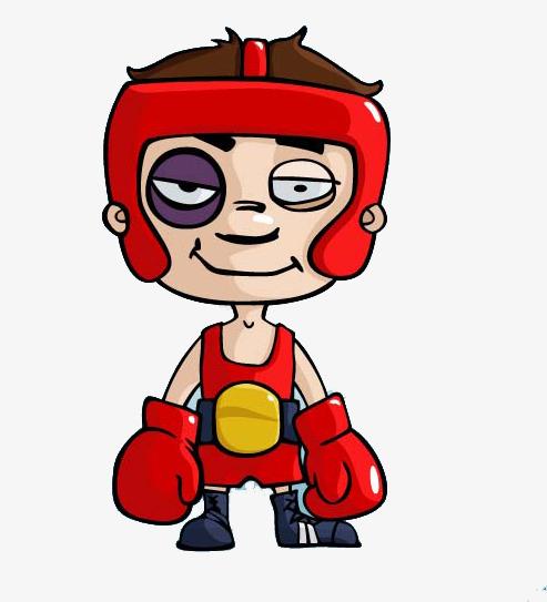 关键词 : 拳击,运动,手绘,卡通,运动员