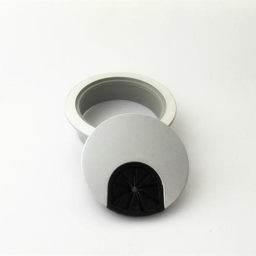 电脑办公桌穿线孔盖板 桌面闪银装饰盖 开孔50mm60mm 10只包邮