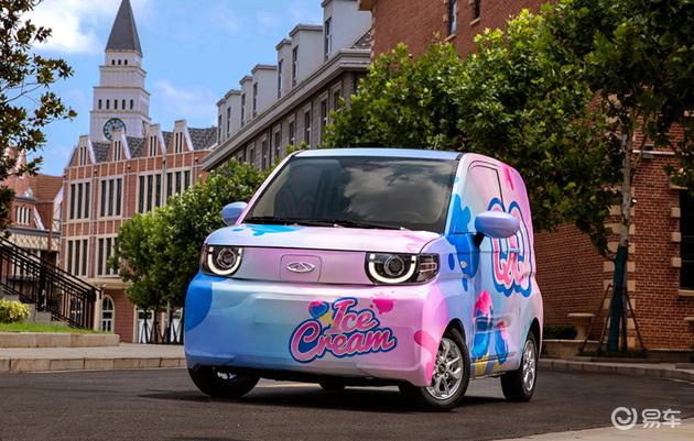 同是微型电动车奇瑞qq冰淇淋硬杠宏光miniev