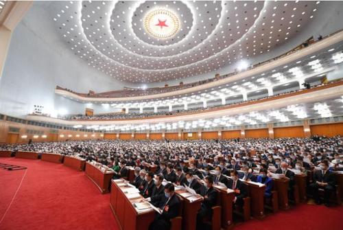 5月22日,第十三届全国人民代表大会第三次会议在北京人民大会堂开幕.