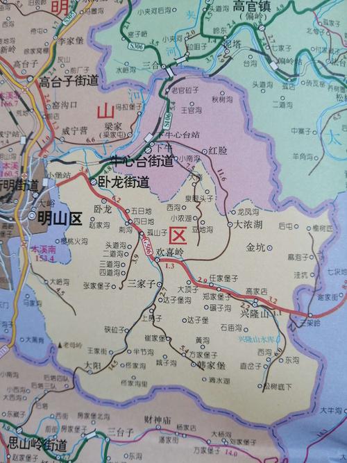本溪市乡村地图集