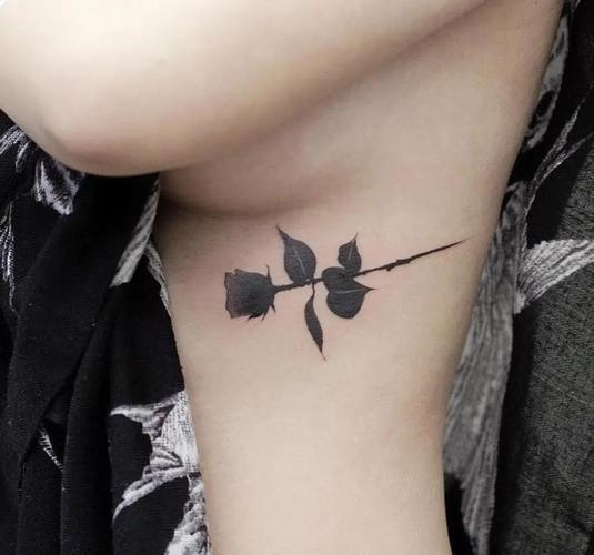 【纹身素材第135期】侧腰纹身(女))