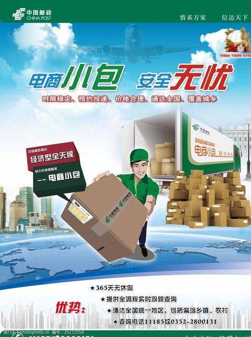 邮政小包 邮政标 飞机 蓝天 白云 包裹 中国邮政 设计 psd分层素材 72