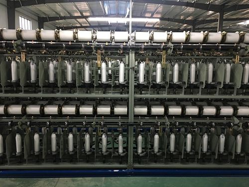 纺织机正在作业