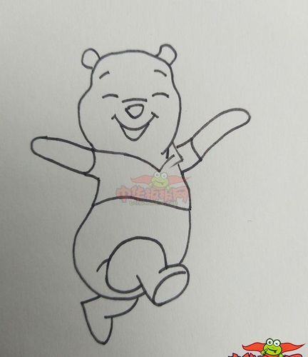 小熊维尼怎么画小熊维尼简笔画步骤图