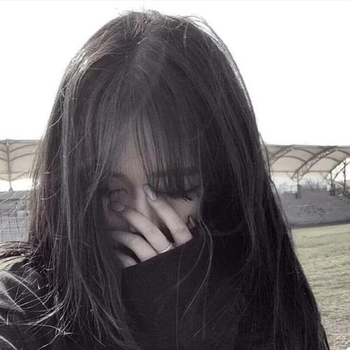 超丧系真人滤镜女生头像