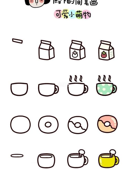 一波q萌可爱简笔画,可爱动物,水果,萌物,萌到你了咩?嘿嘿,有喜欢的嘛?