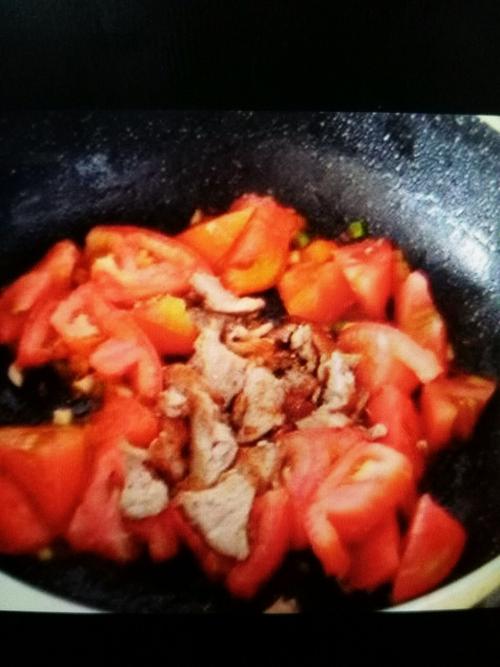 西红柿炒肉片