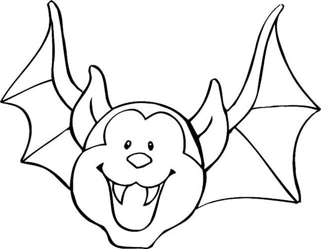 蝙蝠动物简笔画步骤图片大全儿童画_绘画吧-画画