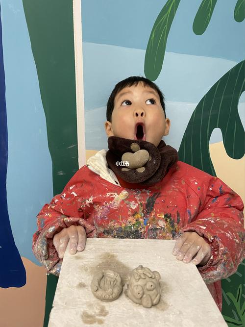 陶土作品 幼儿陶土 小人头_幼儿_手工制作_陶土手工_兴趣爱好_手工