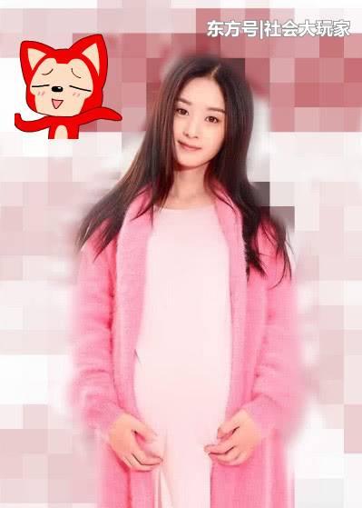 赵丽颖怀孕后,自带厚厚的母爱"光环",捧孕肚样子好温柔!