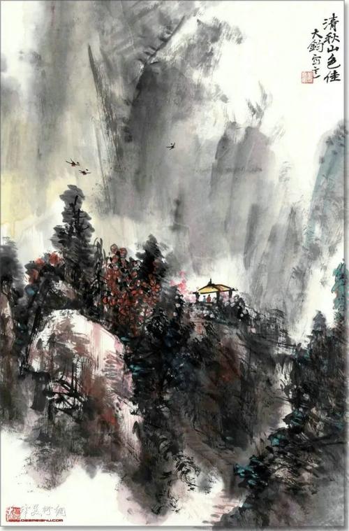 著名山水画家姜金军中国绘画的诗性浪漫