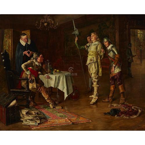 arthur ward (1859-1933), baffled (charles i and oliver cromwell