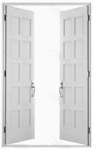 油漆木门 两扇门 大门 实木门 