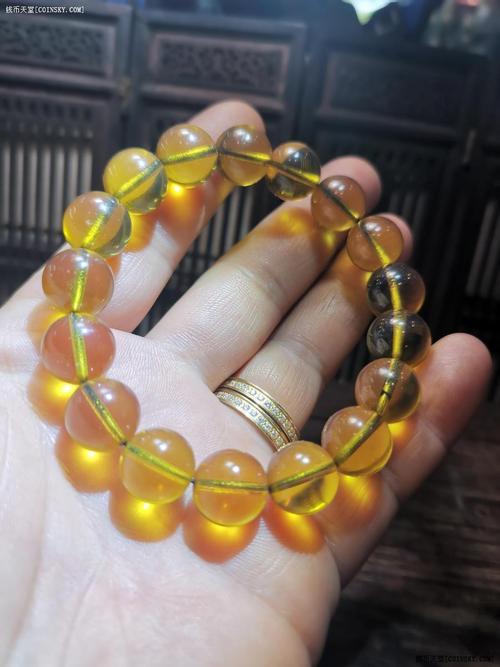 钱币天堂·交易区详情·全新:一条精美晶珀男装手串,1
