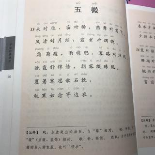 20170509声律启蒙五微1