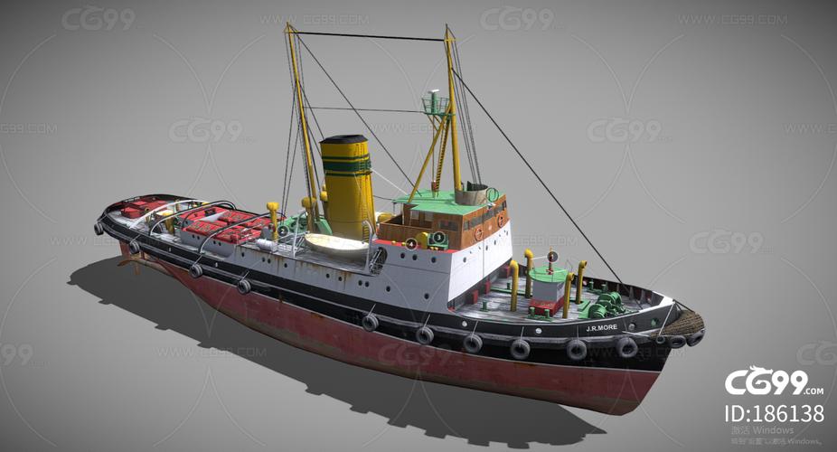 蒸汽轮船 轮船 蒸汽朋克船 渔船 朋克渔船 朋克船 货轮 老式轮船 蒸汽