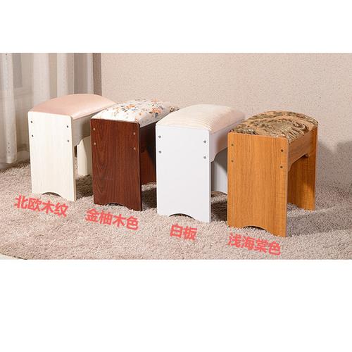 门口换鞋凳家用小凳子现代简约梳妆凳卧室化妆凳经济型穿鞋凳矮凳