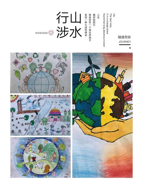 第三届全国中小学生"环境健康杯"绘画比赛迁安市第七实验小学学生作品