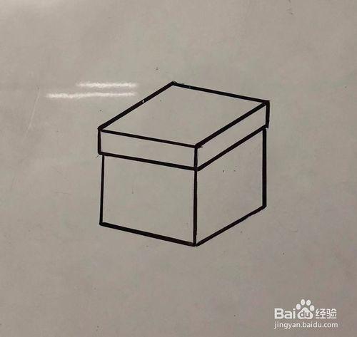 礼物盒的简笔画;怎么画圣诞礼物盒