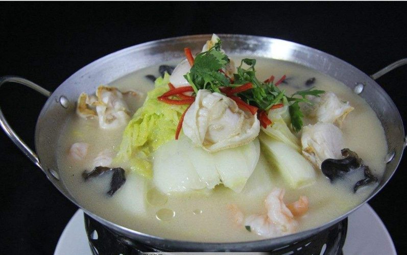 大白菜,虾仁,木耳锅仔